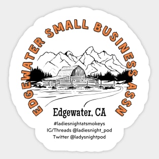 Edgewater Small Business Assn Sticker